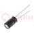 Capacitor: electrolytic; THT; 1uF; 400VDC; Ø6.3x11mm; Pitch: 2.5mm