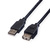 ROLINE Câble USB 2.0 Type A-A, M/F, noir, 1,8 m