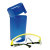 GEBRA - SecuBox Mobil Brillenbox mit Gürtelclip für unterwegs, Farbe: blau