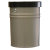 Abfallbehälter TKG selbstlöschend FIRE EX, Stahlblech, Aluminumdeckel, 24 l, Durchm. 29,5 x H 37 cm Version: 6 - graphit