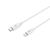 CABLE TIPO C A LIGHTNING 1M BLANCO