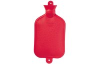 Detailbild - Wärmflasche aus Gummi, 1,5 l, rot