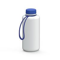 Artikelbild Trinkflasche "Refresh", 1,0 l, inkl. Strap, weiß/blau