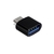 INTER-TECH 88885461 ADAPTATEUR ET CONNECTEUR DE CÂBLES USB TYPE C USB TYPE A NOIR