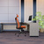 Bürostuhl / Drehstuhl ERGO LINE II PRO Stoff orange hjh OFFICE