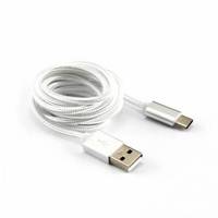 Sbox USB-TYPEC-15W kábel M/M-1M,fehér