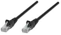 Intellinet Netzwerkkabel, Cat5e, U/UTP, CCA, Cat5e-kompatibel, RJ45-Stecker/RJ45-Stecker, 20,0 m, schwarz