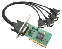 Moxa POS-104UL-DB9M interfacekaart/-adapter Intern Serie