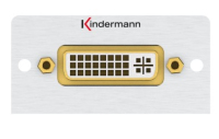 Kindermann 7444000702 wandcontactdoos DVI-I Aluminium