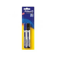 Pelikan 950170 marcador permanente Negro, Azul 2 pieza(s)