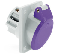 Bals Elektrotechnik 4239 wandcontactdoos ELV Grijs, Violet