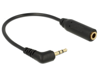 DeLOCK 0.17m 2.5mm/3.5mm audio kabel 0,17 m Zwart
