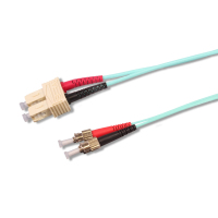 Uniformatic 1m SC-ST câble de fibre optique OM3 Bleu