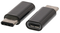 Valueline VLCP60910B changeur de genre de câble USB-C USB Micro-B Noir
