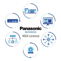 Panasonic KX-NSXE010W software license/upgrade 10 license(s) German