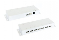 EXSYS EX-1178-W interface hub USB 2.0 Type-B 480 Mbit/s Wit