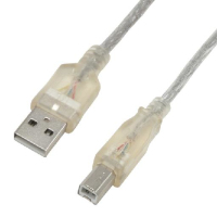 MCL MC922AB-3M/T câble USB USB 2.0 USB A USB B Translucide