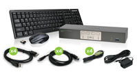 iogear GCS1904-KM switch per keyboard-video-mouse (kvm) Nero