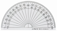 Linex 100413009 Winkelmesser Styrol-Acrylnitril (SAN) Halbkreis