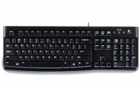 Logitech K120 Corded Keyboard tastiera USB QWERTY Nordic Nero