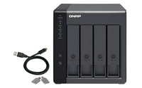 QNAP TR-004 48TB 4x12TB Seagate IronWolf 4 Bay NAS Desktop HDD/SSD enclosure Black 2.5/3.5"