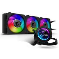 GIGABYTE Liquid Cooler 360 Processor Alles-in-één vloeistofkoeler 12 cm Zwart 1 stuk(s)