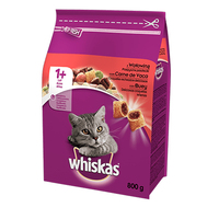 ‎Whiskas 5900951259098 száraz macskaeledel 800 g Adult Marhahús