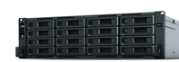 Synology RackStation RS4021XS+ tárolószerver Rack (3U) Ethernet/LAN csatlakozás Fekete D-1541