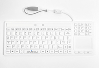 Seal Shield Seal Silk Glow keyboard USB QWERTY US English White