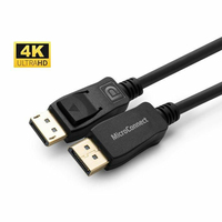 Microconnect DP-MMG-180 câble DisplayPort 1,8 m Noir