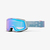 100% SNOWCRAFT Goggle Wintersportbrille Weiß Unisex Lavendel, Spiegel, Türkis Zylindrische (flache) Linse