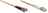 Intellinet 1.0m LC-ST M/M cable de fibra optica 1 m OM2 Naranja