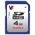 V7 VASDH4GCL4R-2E flashgeheugen 4 GB SDHC Klasse 4