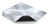 ENDORFY Crystal Onyx White L Podkładka dla graczy Czarny, Biały