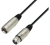 adam hall 3 Star Audio-Kabel 6 m XLR (3-pin) Schwarz, Silber