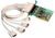 Brainboxes Universal Quad RS232 PCI Card csatlakozókártya/illesztő