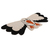 Esschert Design RB285 Türmatte Dekorative Fußmatte Drinnen/Draußen Stork shaped Schwarz, Orange, Weiß