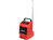 Yato YT-82940 Radio portable Numérique Noir, Rouge