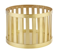 Buffetständer -APS PLUS- Ø 15 cm, H: 10,5 cm Metall, Gold-Look -BASKET- Farbe: