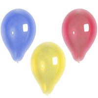 10 Luftballons Ø 25 cm farbig sortiert "Crystal" von PAPSTAR Luftballons farbig