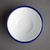 Olympia Enamel Dessertschale 14cm - 6 Stück Das klassische Retro blau und weiß