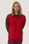 Zip-Sweatshirt Contrast MIKRALINAR®, rot/anthrazit, 5XL - rot/anthrazit | 5XL: Detailansicht 7