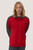 Zip-Sweatshirt Contrast MIKRALINAR®, rot/anthrazit, 3XL - rot/anthrazit | 3XL: Detailansicht 7