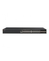 CommScope Ruckus ICX 7250-24 Switch L3 managed 24 x 10/100/1000 + 8 x 1 Gigabit Ethernet SFP+ Front und Seite zu Hinterseite an Rack montierbar