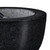 Relaxdays Mörser mit Stößel, Granit, poliert, für Gewürze und Kräuter, 750 ml Volumen, Steinmörser D: 20 cm, dunkelgrau