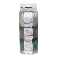 Cotton 'n' Wool: 4 Ply: 3 x 50g Balls: Assortment: Jungle Leaves