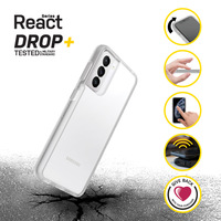 OtterBox React Samsung Galaxy S21 5G - clear - ProPack - beschermhoesje