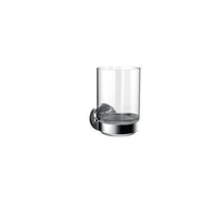 EMCO 432000100 Glashalter ROUND Kristallglas, klar chrom chrom Glasteil satinier