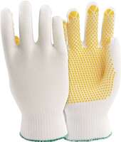 HONEYWELL 912/9 Handschuhe PolyTRIX N 912 Gr.9 weiß/gelb PA/CO EN 388 Kategor