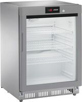 cookmax Kühlschrank Edelstahl 140 l